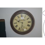 Vintage Office Clock by Morath Brothers, Liverpool