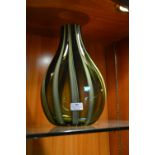 Green Murano Glass Vase