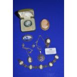 Vintage Continental Silver Costume Jewellery, etc.