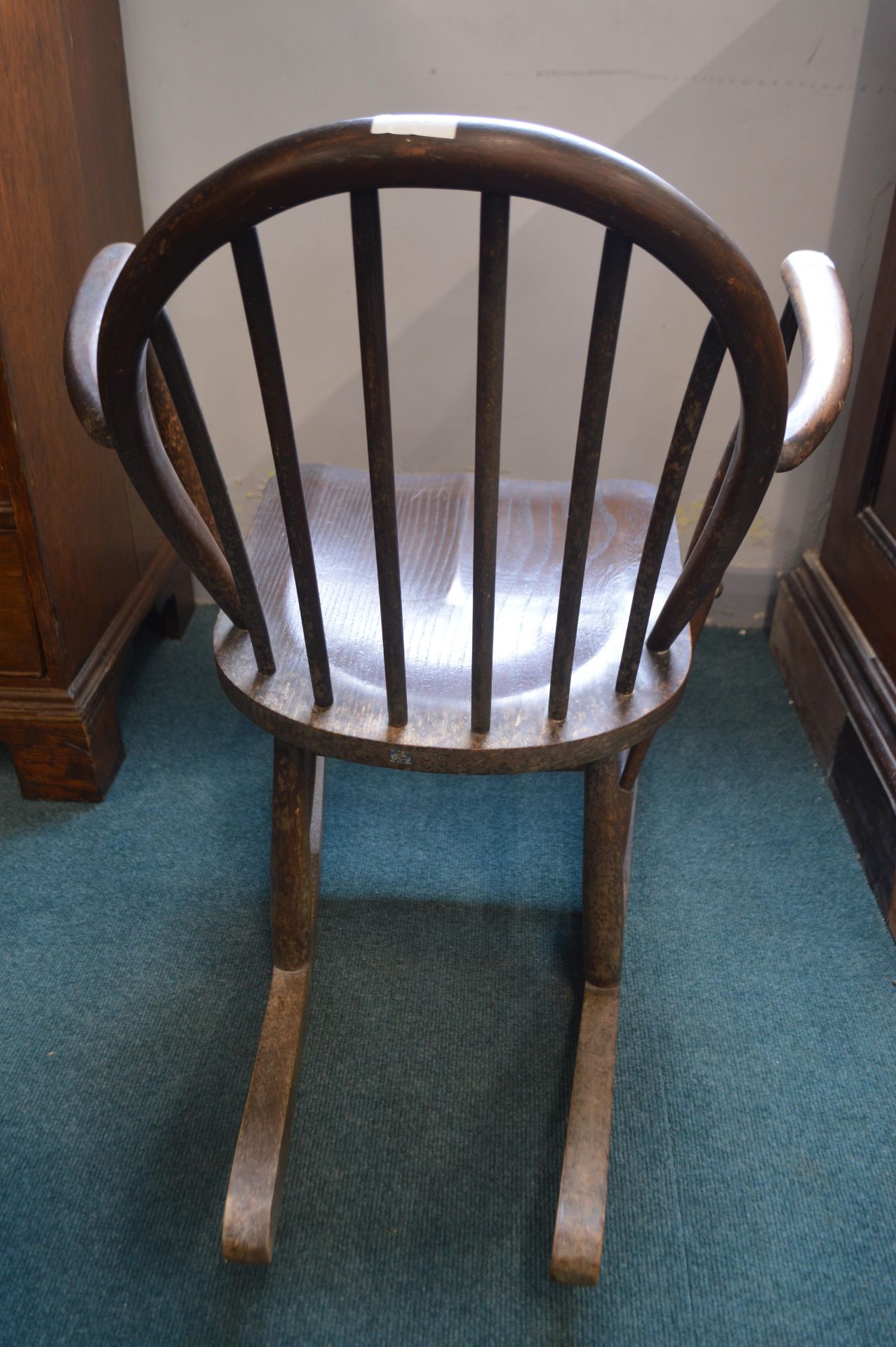 Ercol Bullhorn Rocking Chair - Image 3 of 4