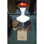 Military Caps, Belts, Badges, etc.