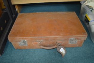 Vintage Leather Suitcase