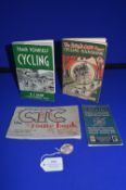 Cycle Touring Club Hallmarked Silver Badge plus Cycling Books