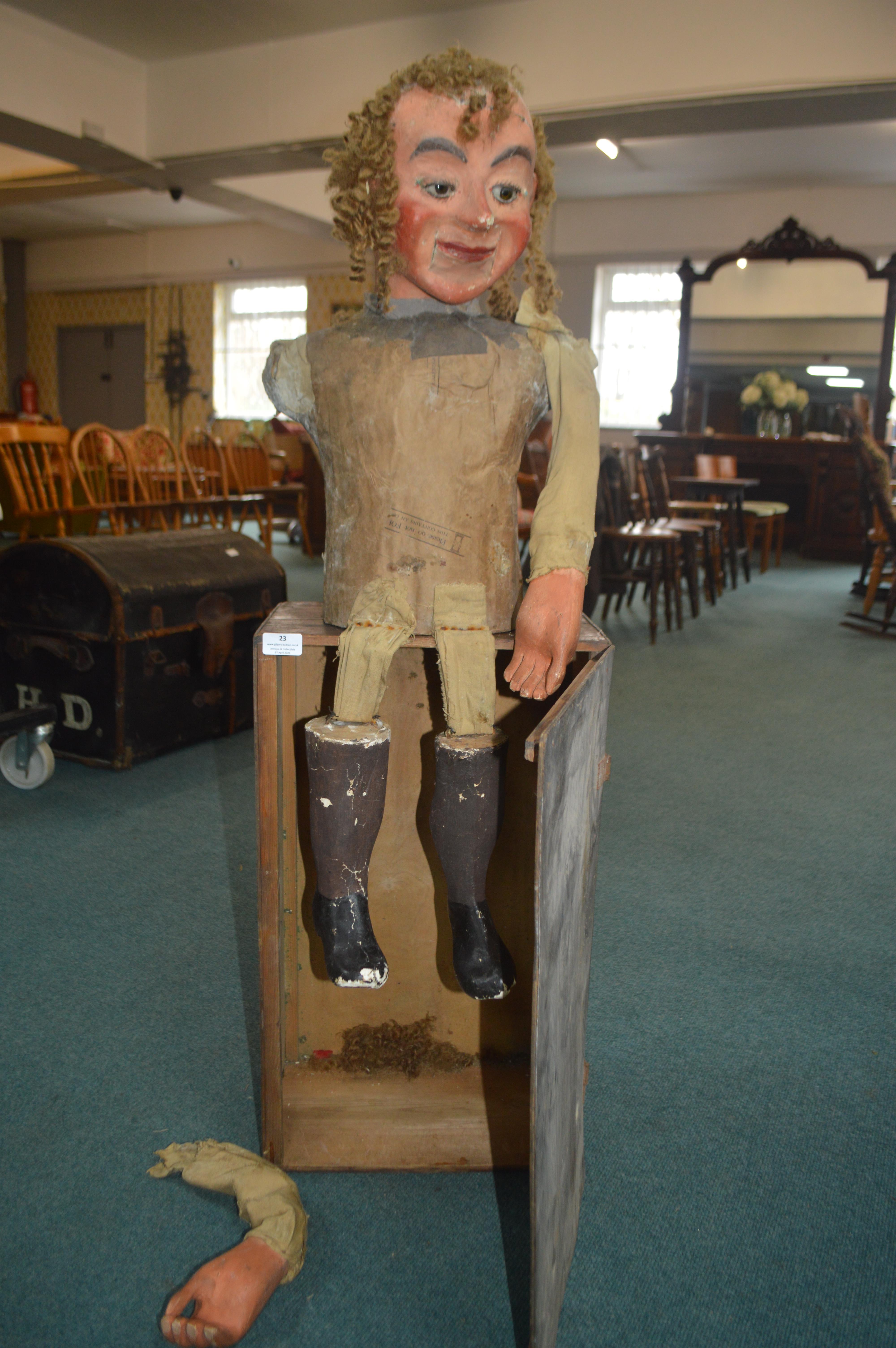 Ventriloquist's Dummy with Case (requires restoration) - Image 2 of 6