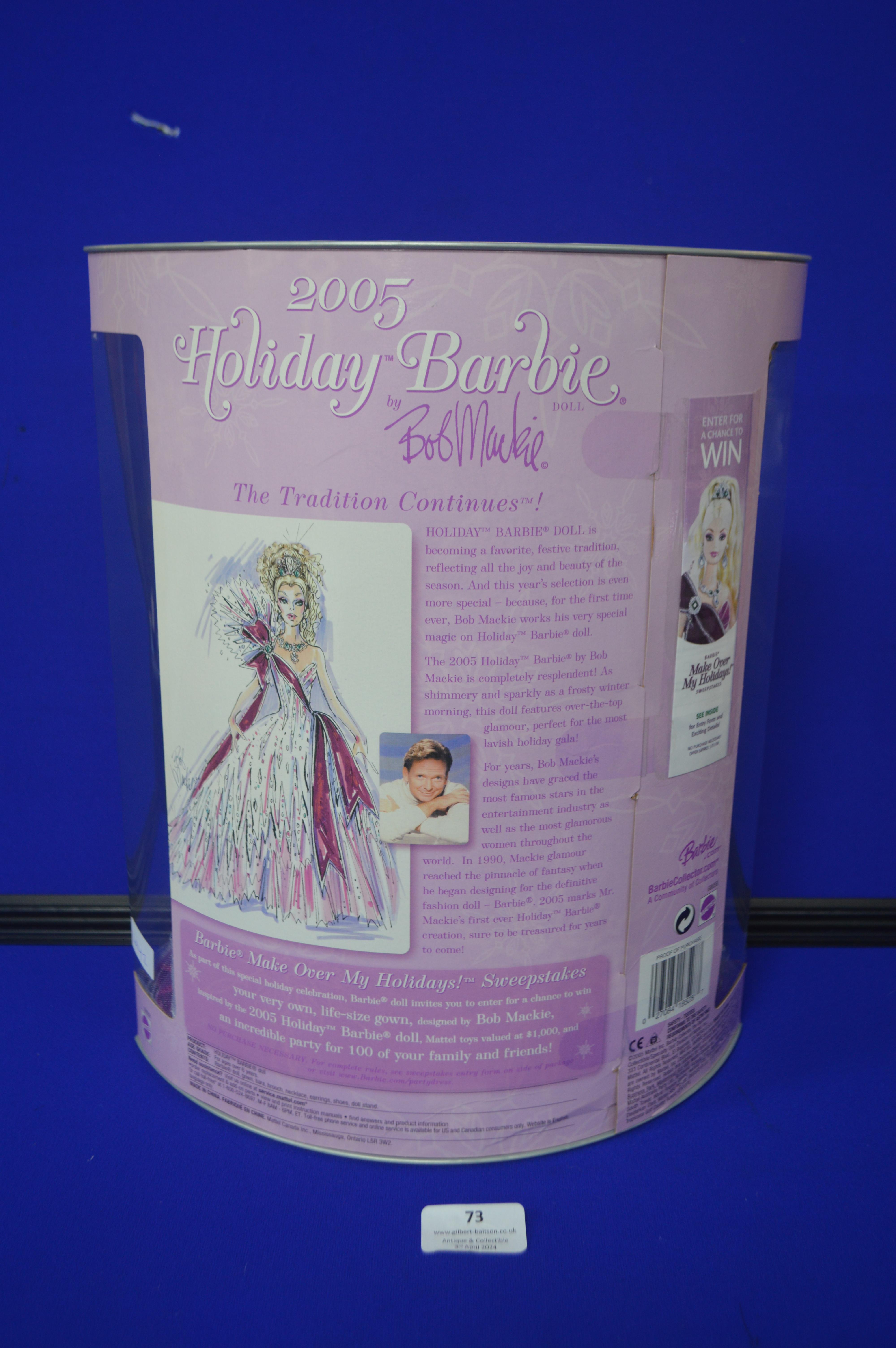 2005 Holiday Barbie Doll by Bob Mackie - Image 2 of 2