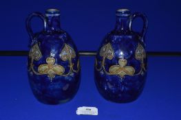 Pair of Doulton Flagons