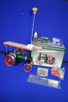 Mamod TE1A Steam Tractor in As New Condition with Packaging and Accessories