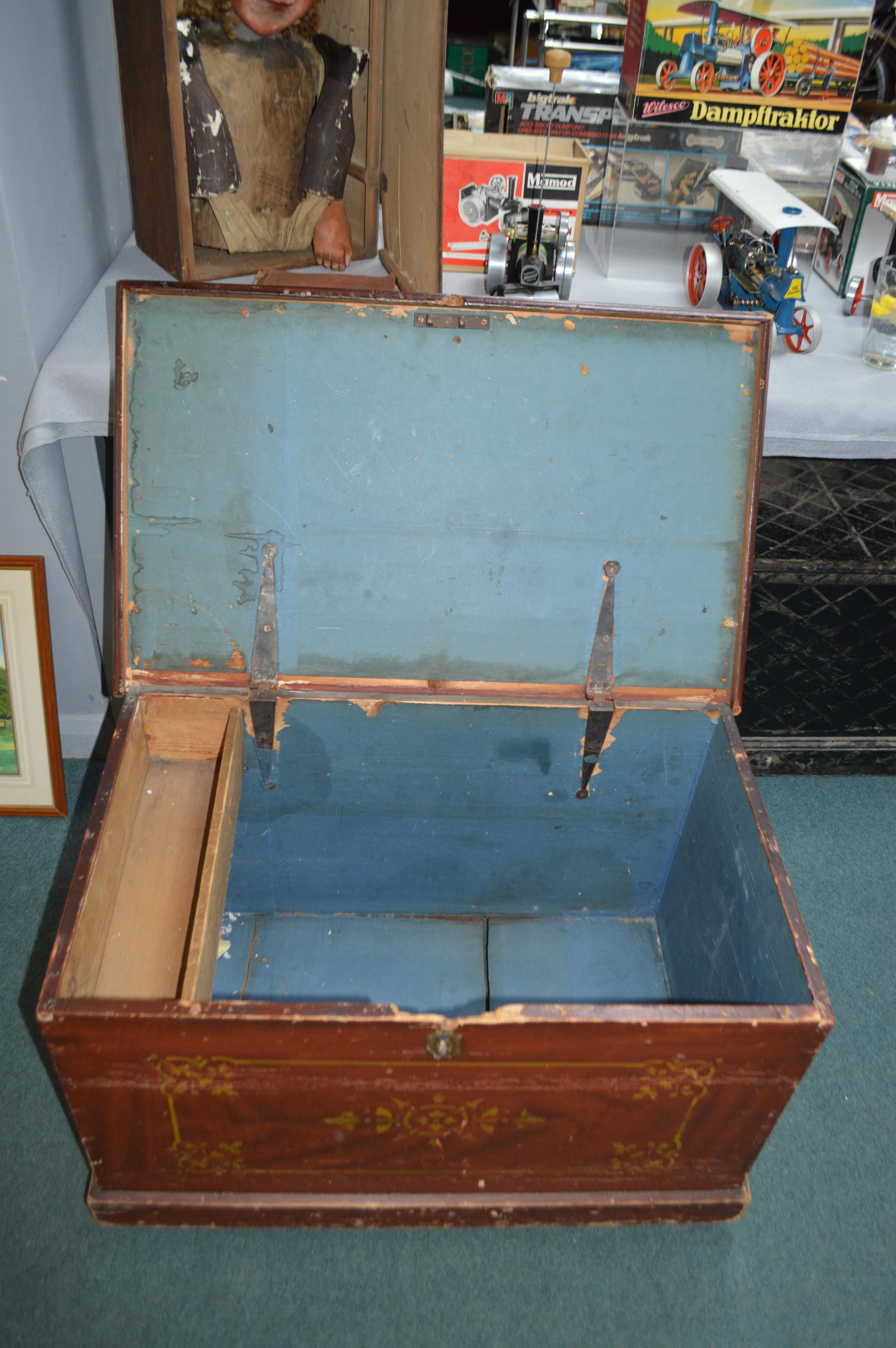 Victorian Pine Blanket Box - Image 4 of 4