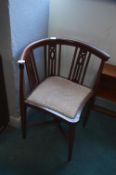 Inlaid Corner Chair