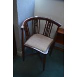 Inlaid Corner Chair