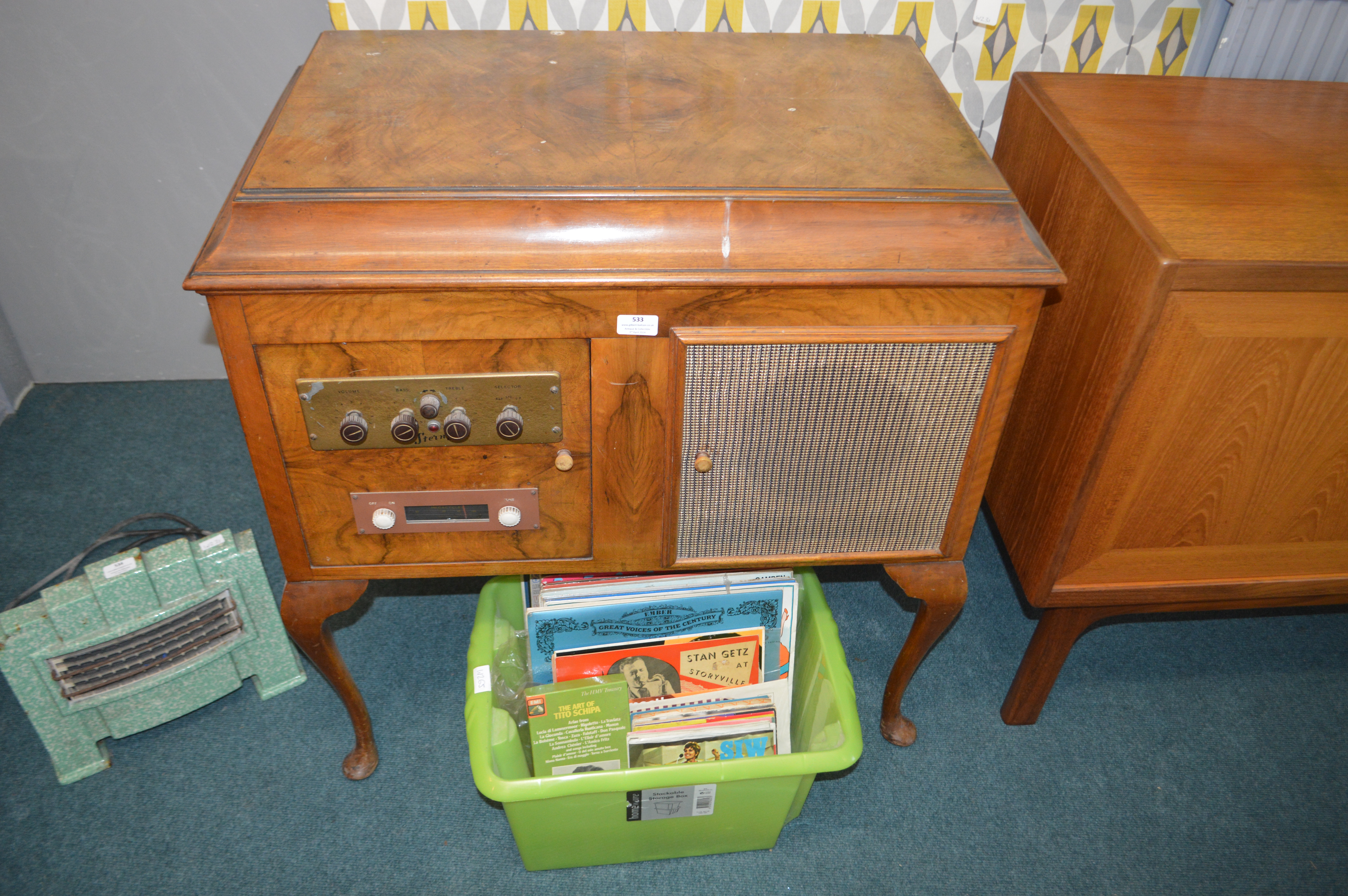 Sterns Radiogram with Philips Turntable plus 12", - Image 2 of 2