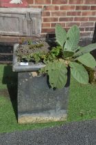 Stoneware Chimney Pot Planter