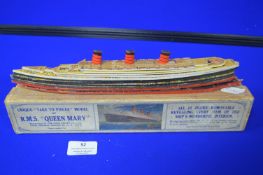 Chad Valley Section Model of RMS Queen Mary