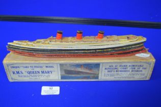 Chad Valley Section Model of RMS Queen Mary