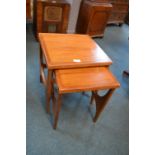 Nest of Two Teak Tables