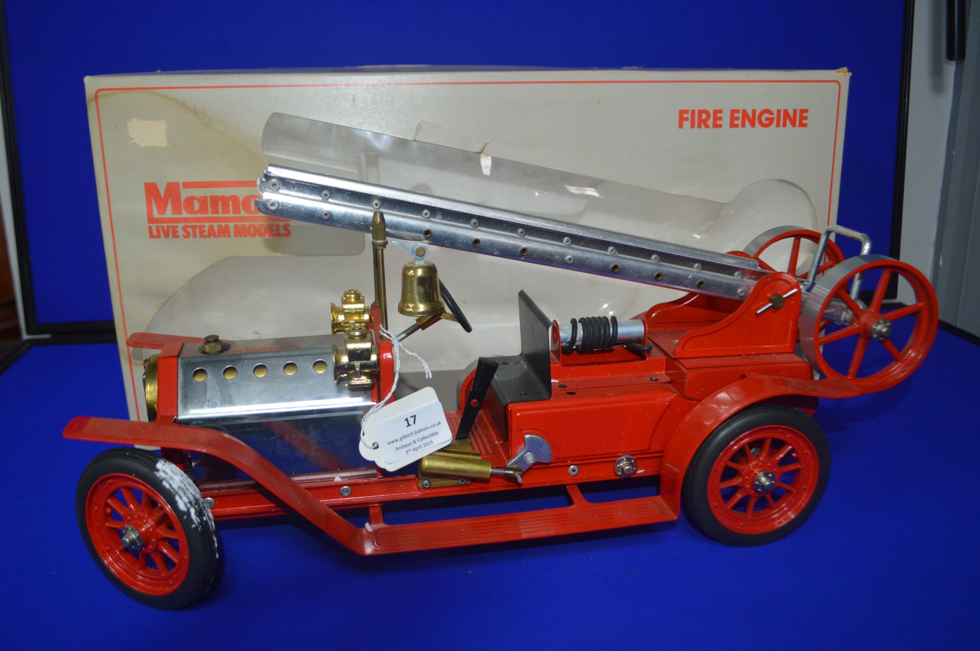 Mamod Live Steam Fire Engine with Packaging