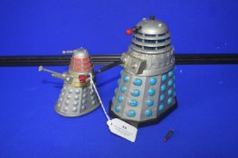 Two Dr. Who Daleks by Tomy and Marcs