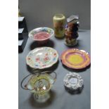 Pottery & Glassware Including Maling Bowl, Doulton