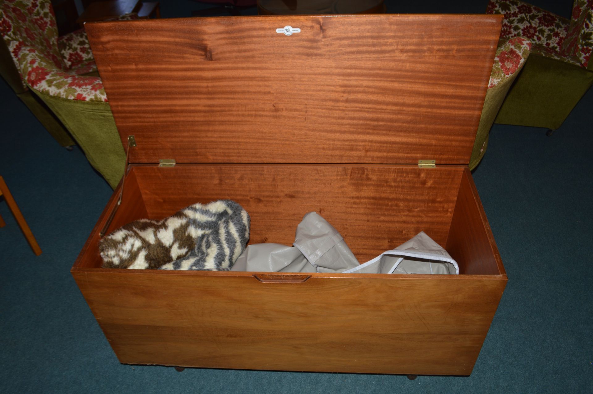 Retro Teak Blanket Box by Sutcliffe of Todmorden - Image 3 of 4