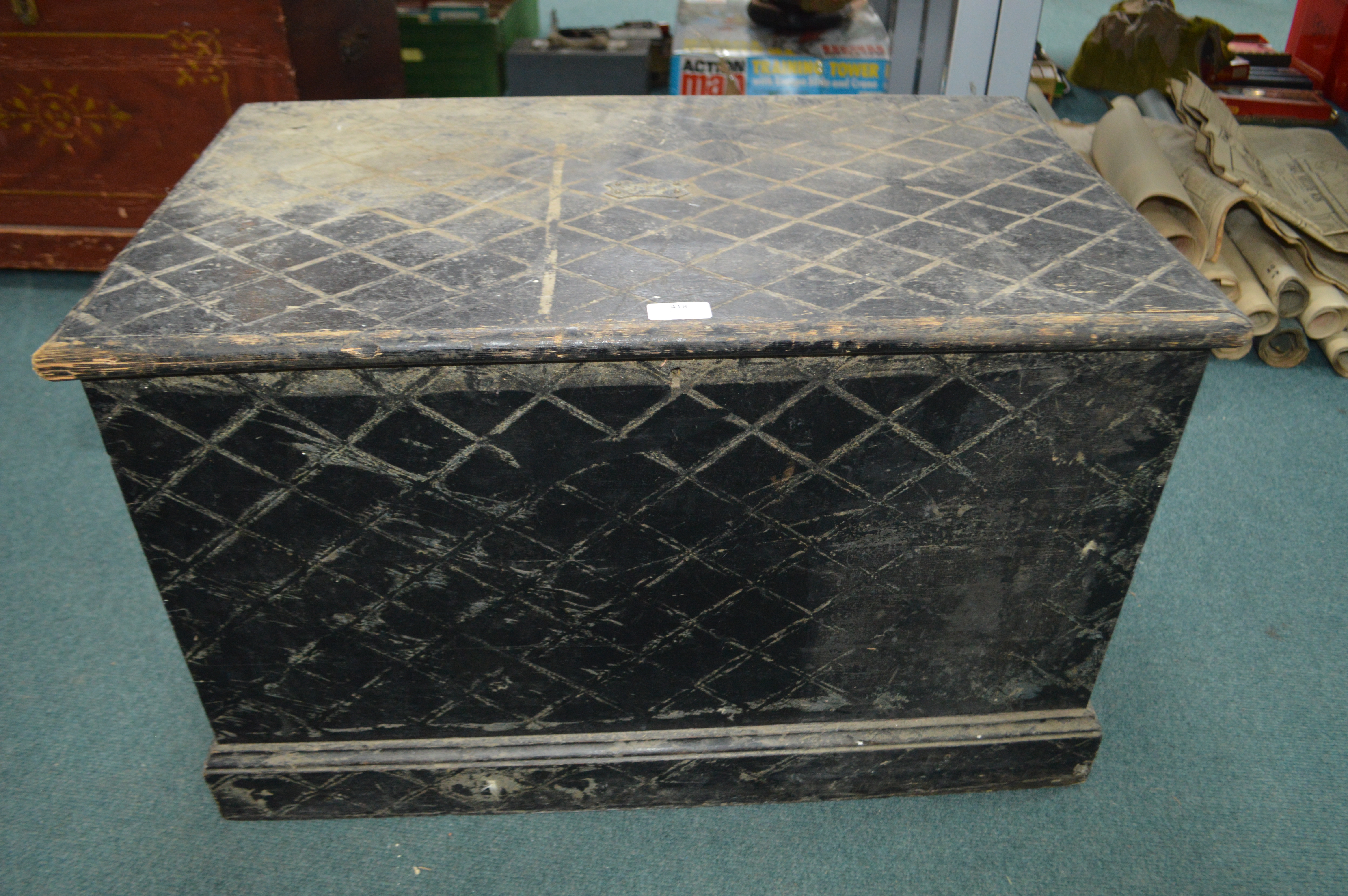 Victorian Pine Blanket Box - Image 2 of 5