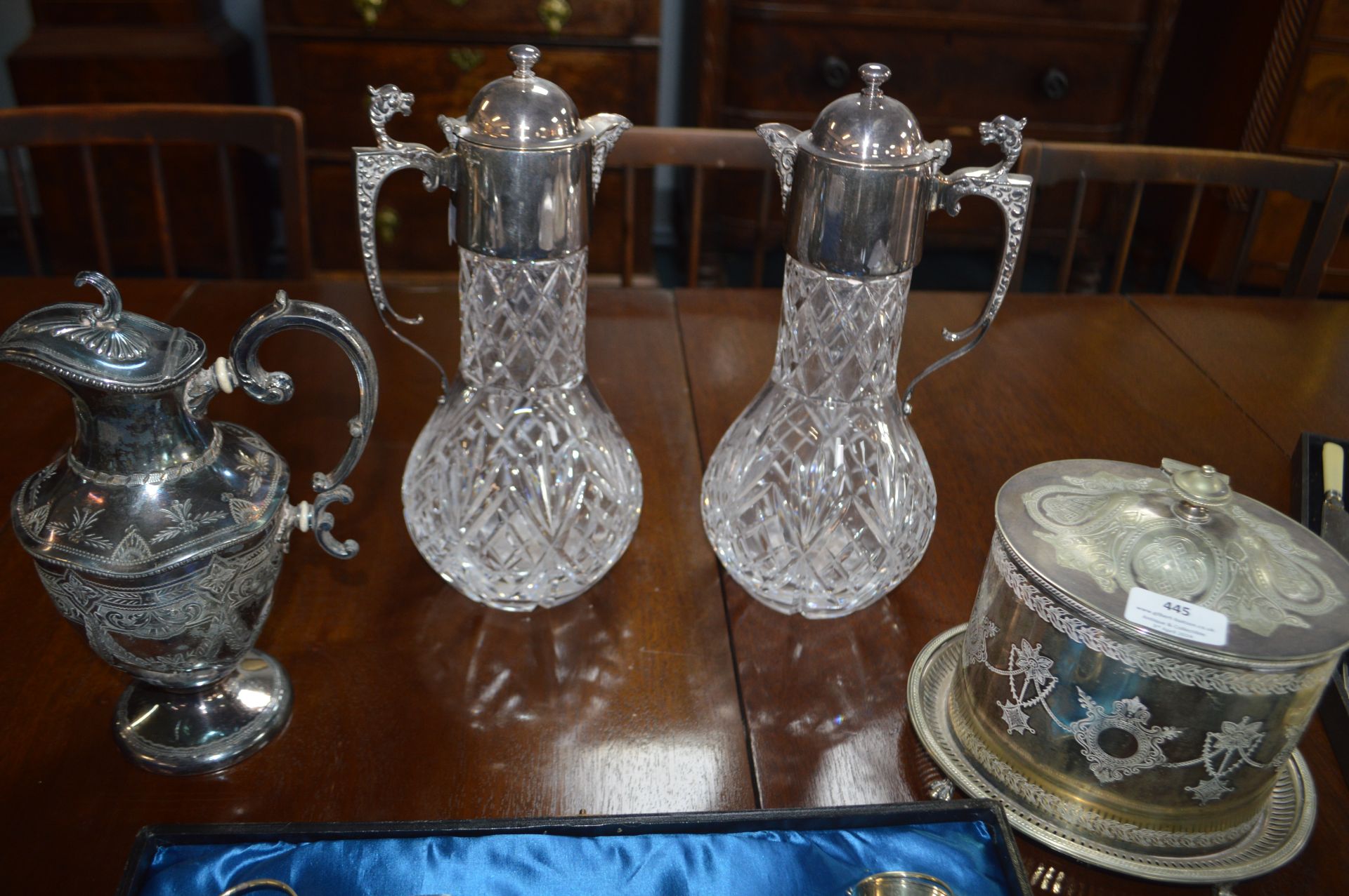 EPNS Cutlery Sets, Crystal Decanters, and Royal Wo - Image 5 of 5