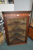 Astral Glazed Inlaid Corner Cupboard