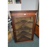 Astral Glazed Inlaid Corner Cupboard