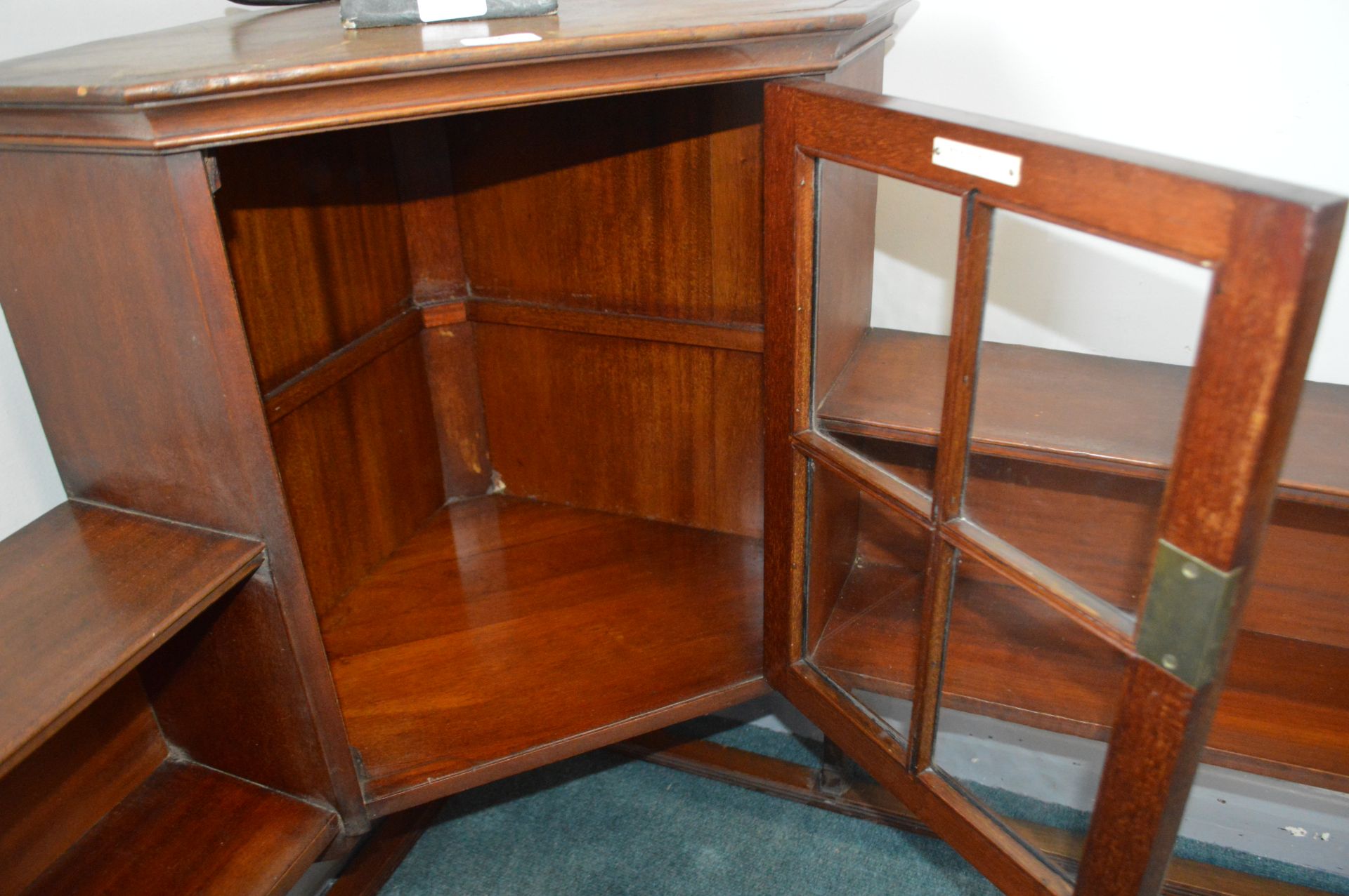 Liberty Mahogany Corner Shelf Unit - Image 3 of 4