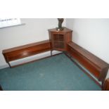 Liberty Mahogany Corner Shelf Unit