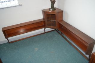 Liberty Mahogany Corner Shelf Unit