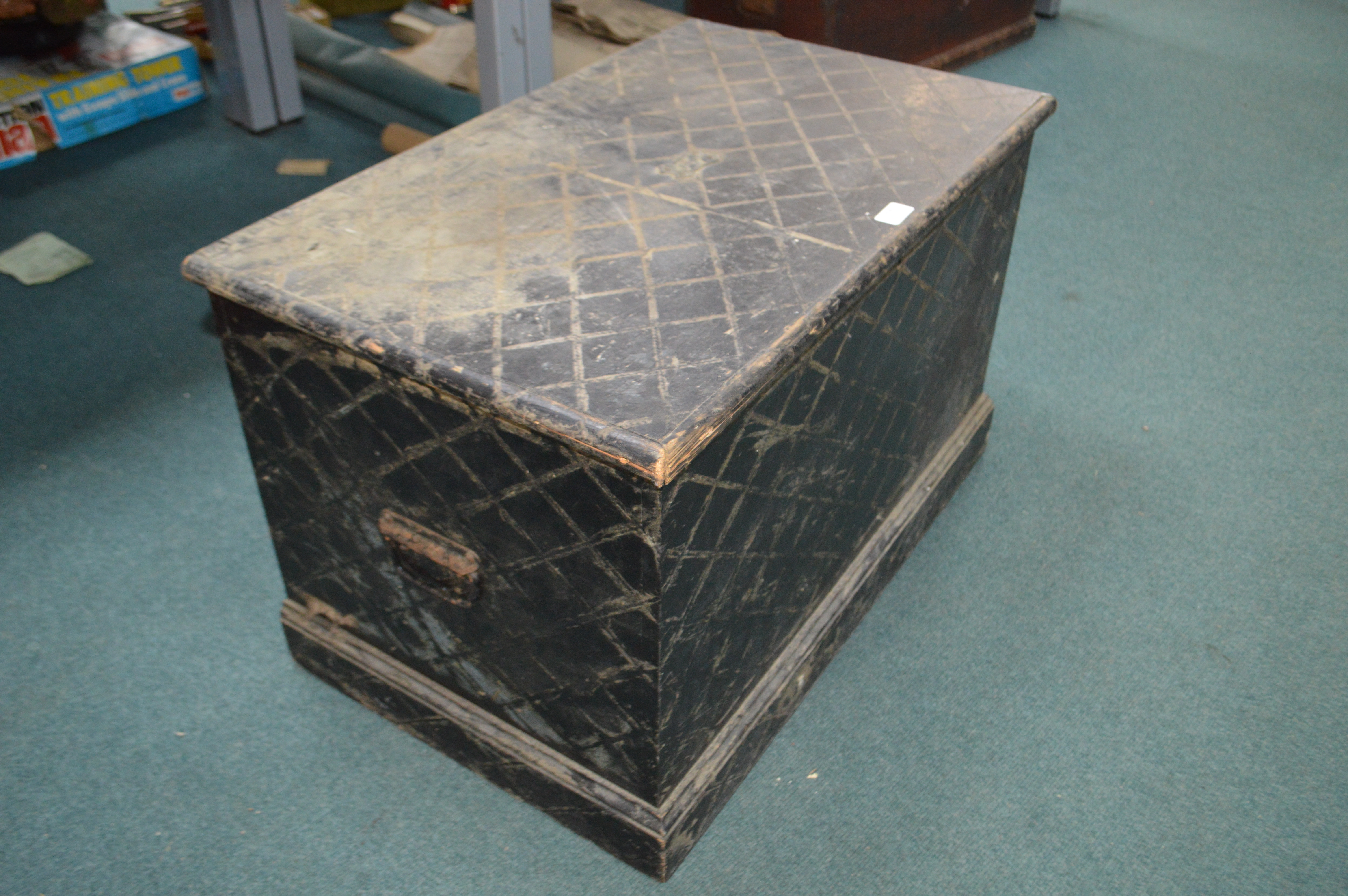 Victorian Pine Blanket Box - Image 4 of 5