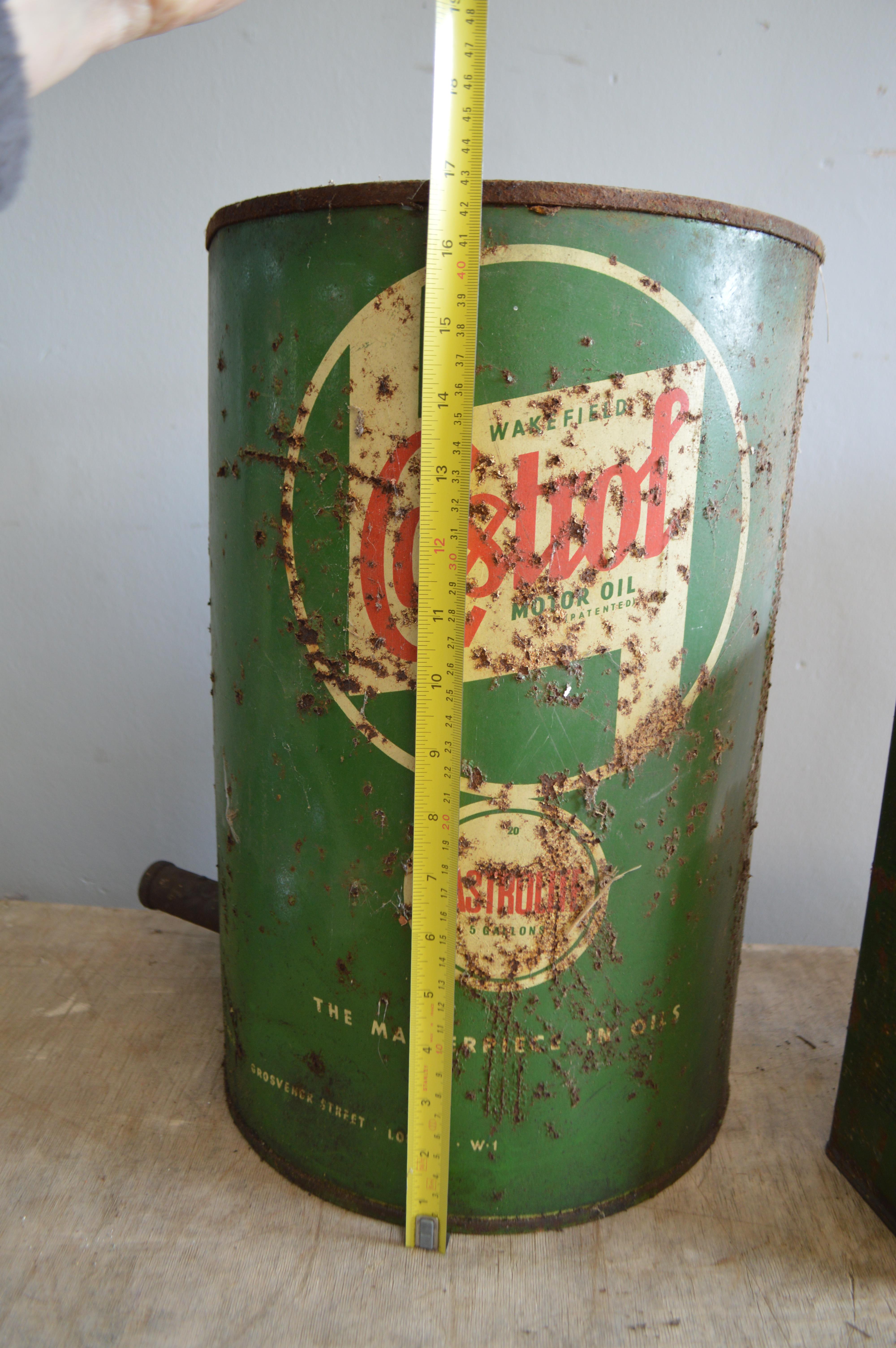 Two Castrol Motor Oil Cans - Image 4 of 4