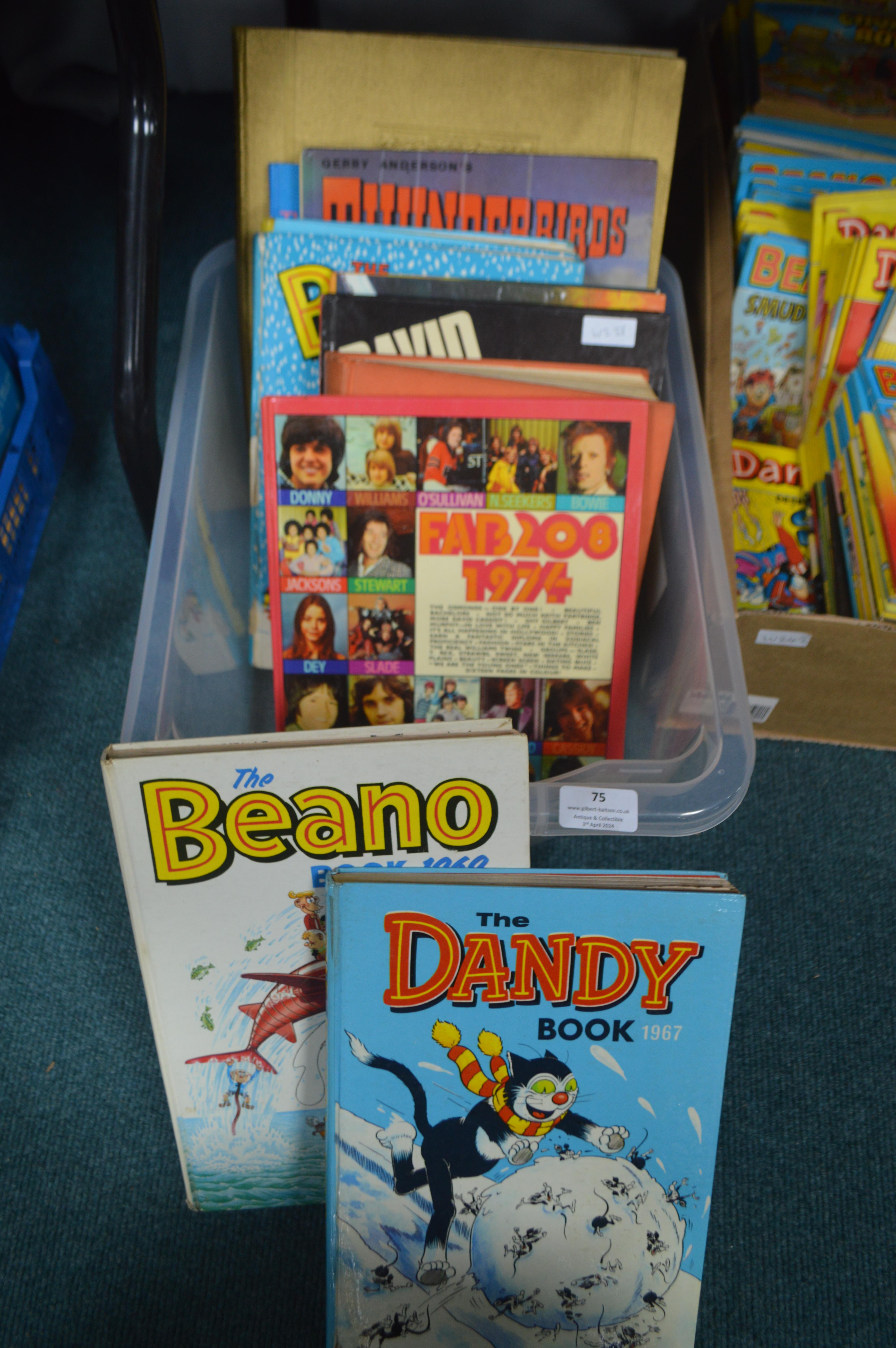 Vintage 1960's/70's Children's Annuals Including Dandy, Beano, etc.