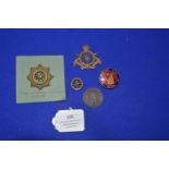 Two Military Cycling Badges, Motor Club Badge, etc.