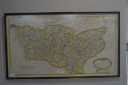 Map of Kent by Morden circa 1700 plus Map of South Wales