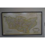 Map of Kent by Morden circa 1700 plus Map of South Wales