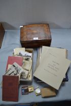 Inlaid Box, Military Ephemera, Photographs, Medals