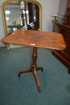 Georgian Mahogany Tilt Top Occasional Table on Tri