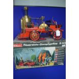 Wilesco D305 Model Live Steam Fire Engine with Original Packaging