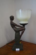 Reproduction Art Deco Style Lamp