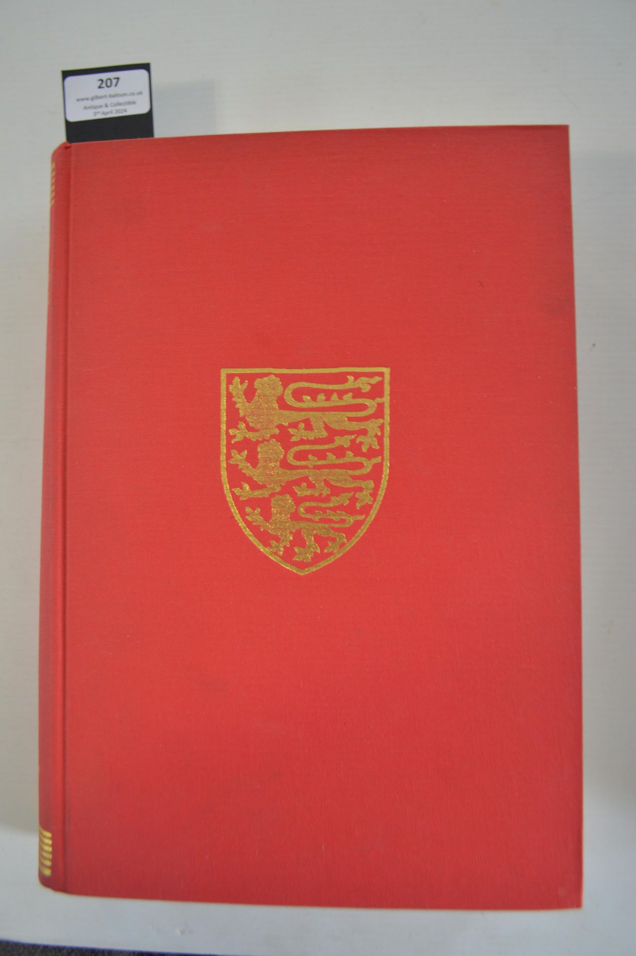 The Victoria History of the County of York, East Riding Volume 1 (missing dust cover)
