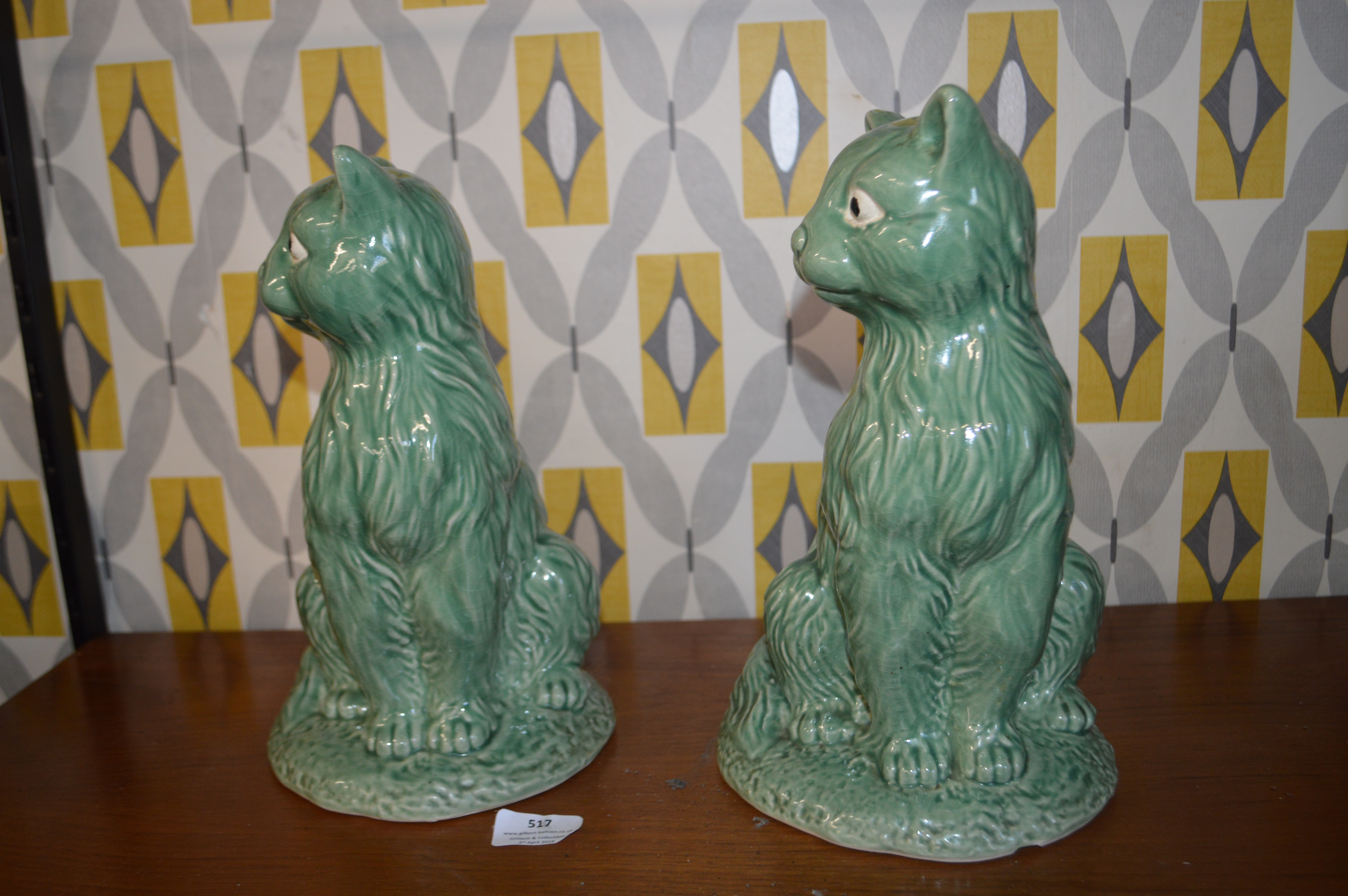 Pair of Sylvac Pottery Cat - Image 2 of 5