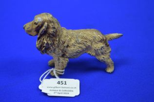 Painted Lead Cocker Spaniel