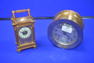 Chelsea USA Ships Clock plus Carriage Clock