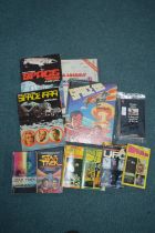 Television Sci-Fi Books, etc. Including Sign Douglas Adams Hitchhiker's Guide, etc.
