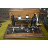 Vintage Sewing Machine by Faudels of London with O