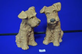 Pair of Sylvac Dogs