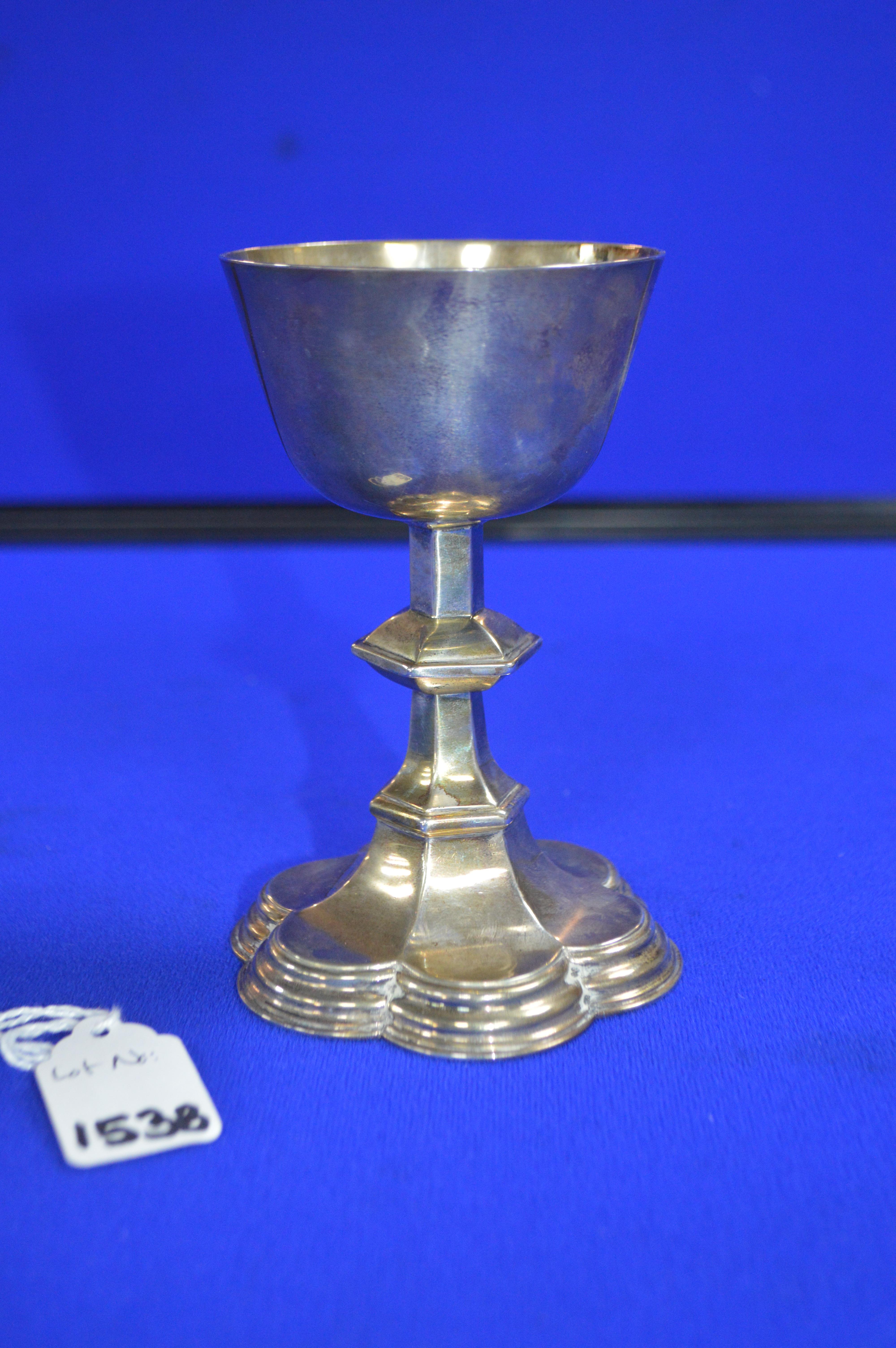 Catholic Hallmarked Silver Communion Goblet - London 1900, ~188g