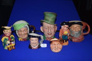 Royal Doulton and Beswick Character Jugs and Toby