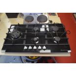 *Russell Hobbs Five Ring Integrated Hob and a Russell Hobbs Countertop Two Ring Hob